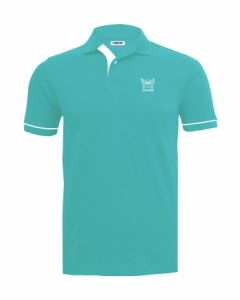 Alma Crest Polo Mint Blue