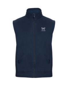 Alma Crest Sleeveless Zipper Jacket